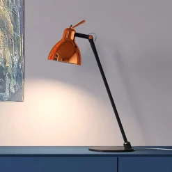 Rotaliana pöytävalaisin Luxy T0 Glam, musta/kupari, 52 cm