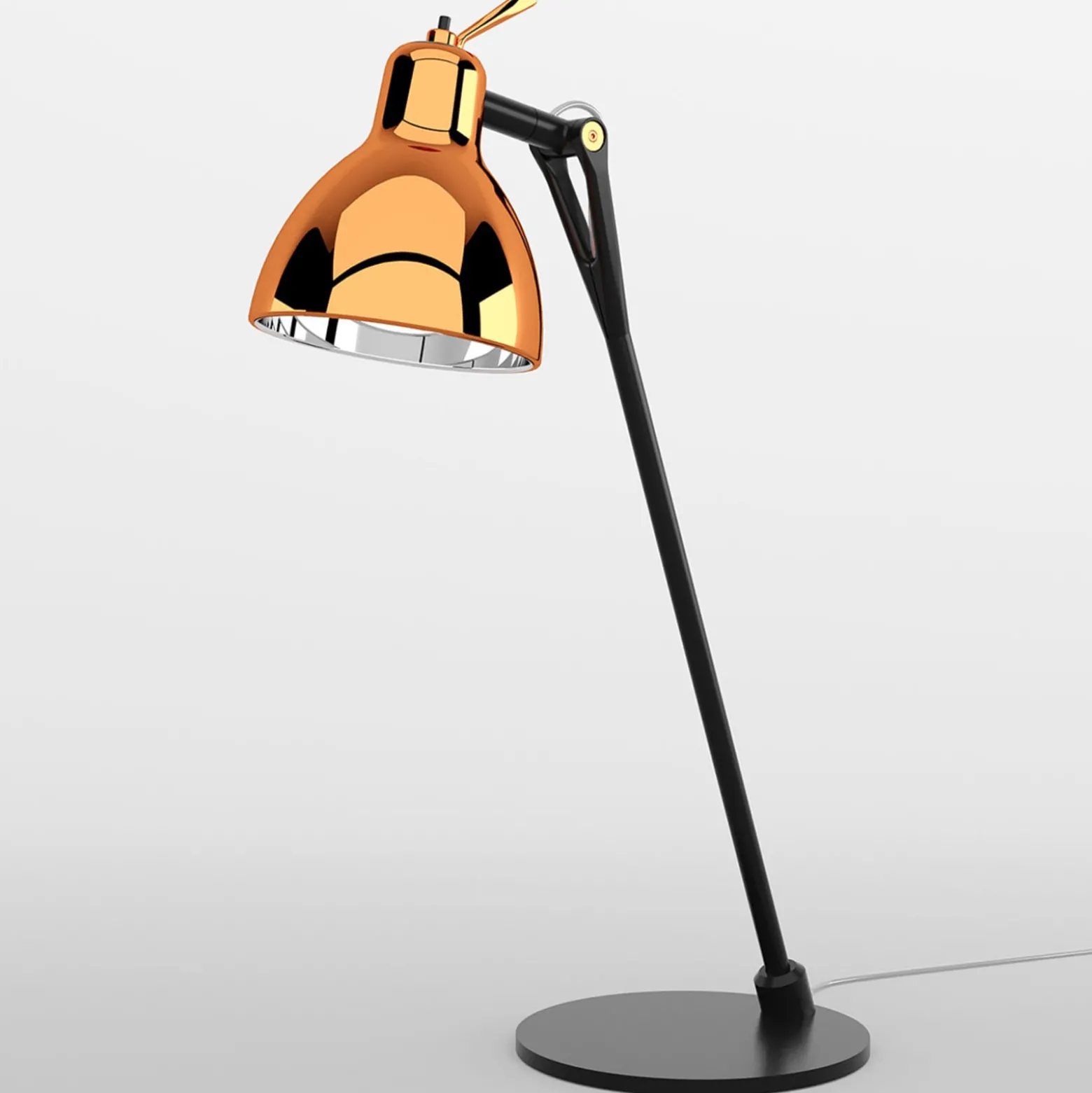 Rotaliana pöytävalaisin Luxy T0 Glam, musta/kupari, 52 cm