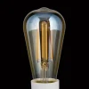 Rustiikki LED-lamppu E27 ST64 6W amber 2200K him.