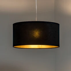 Salina-riippuvalaisin, musta/kulta, Ø 50cm
