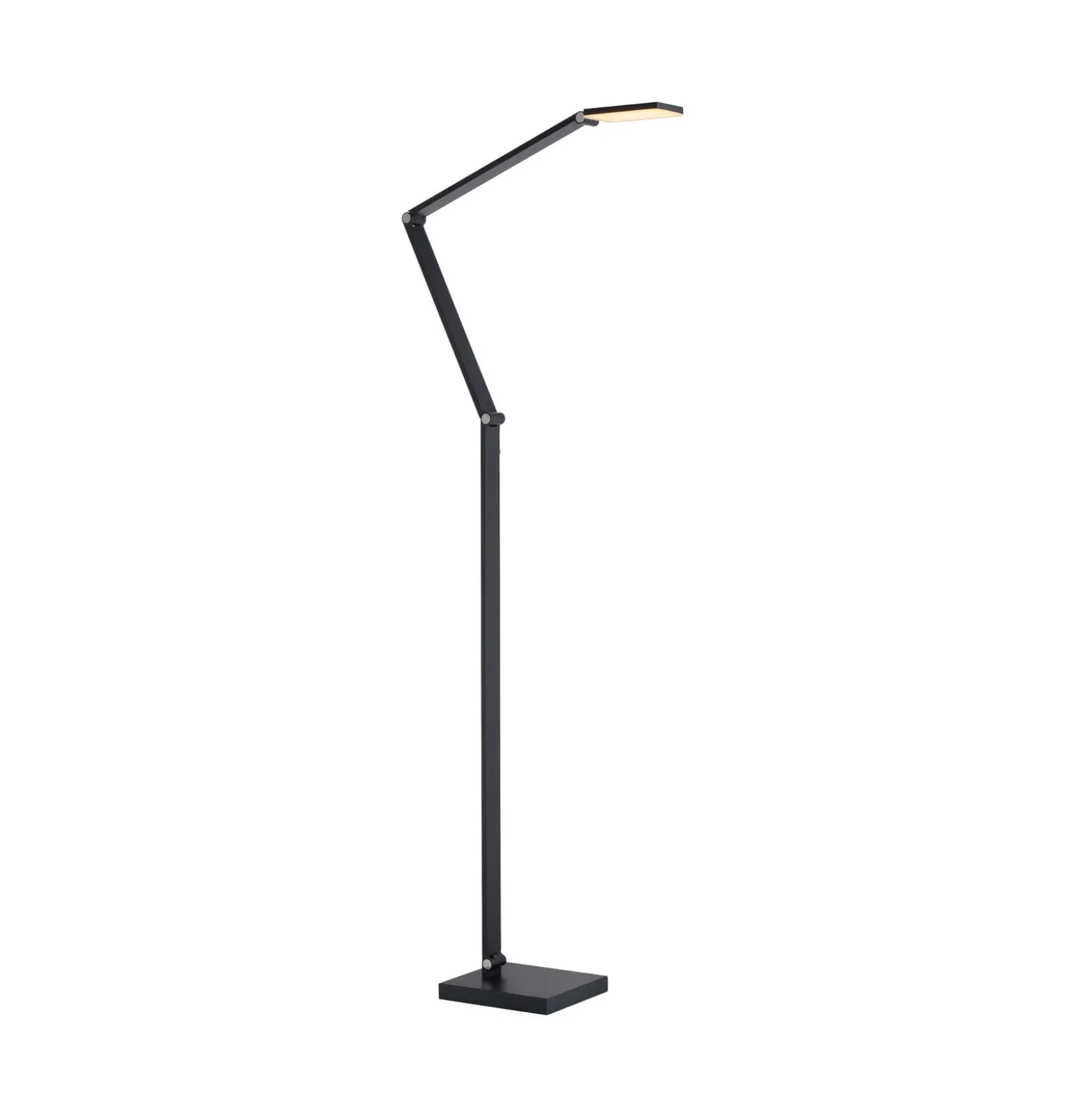 SAMSKY-LED-lattiavalo, harmaa, korkeus 161 cm, metallia, kosketushimmennin