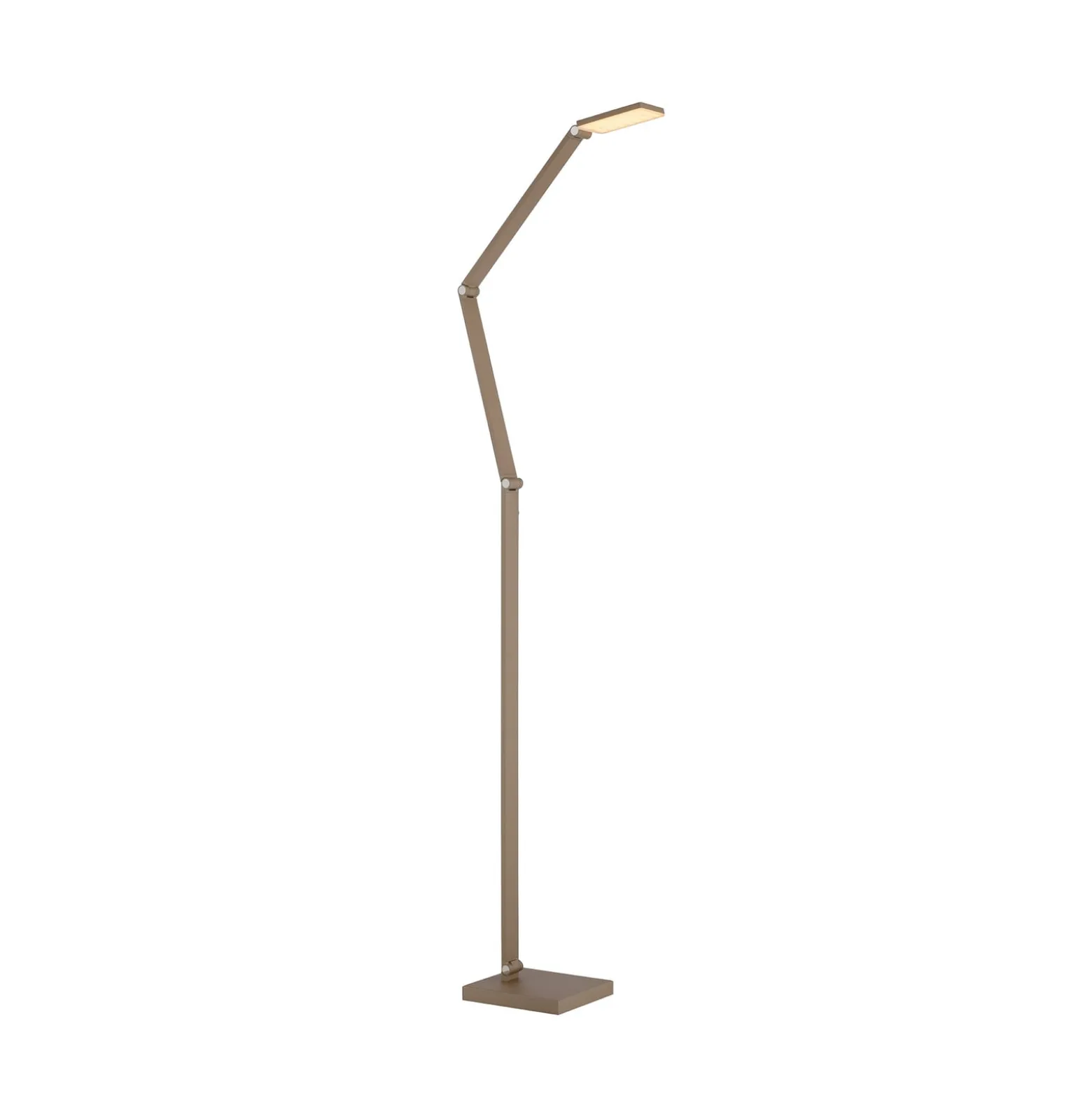 SAMSKY-LED-lattiavalo, pronssi, korkeus 161 cm, metallinen kosketushimmennin