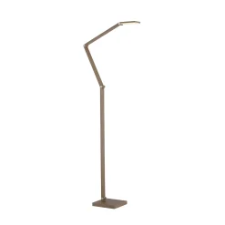 SAMSKY-LED-lattiavalo, pronssi, korkeus 161 cm, metallinen kosketushimmennin