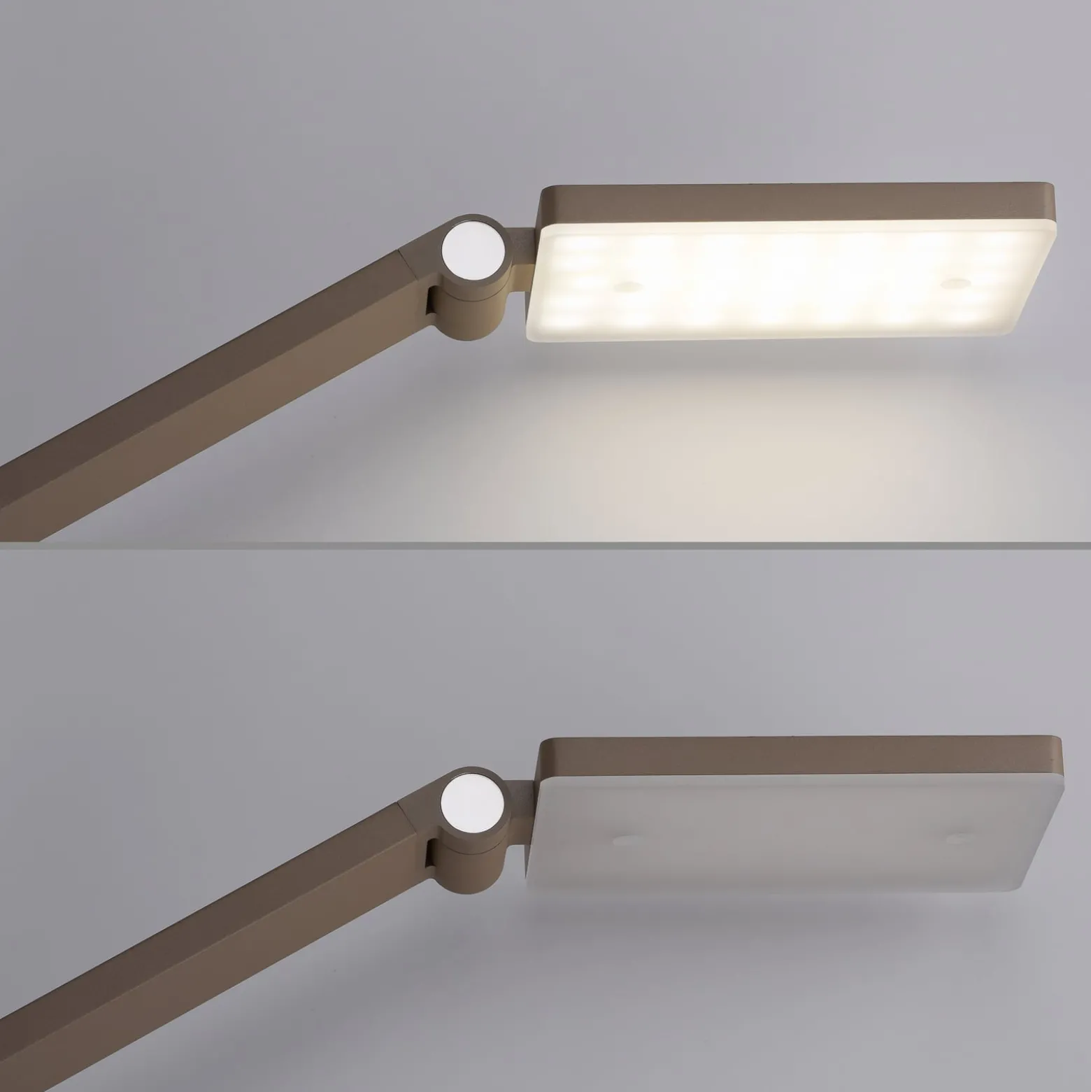 SAMSKY-LED-lattiavalo, pronssi, korkeus 161 cm, metallinen kosketushimmennin