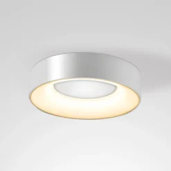 Sauro LED-kattovalaisin, Ø 30 cm, hopea