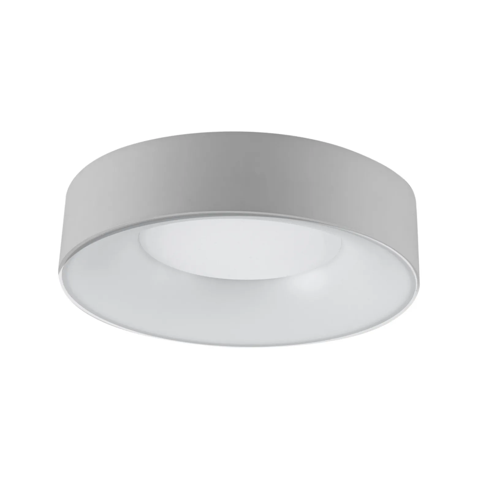 Sauro LED-kattovalaisin, Ø 30 cm, hopea