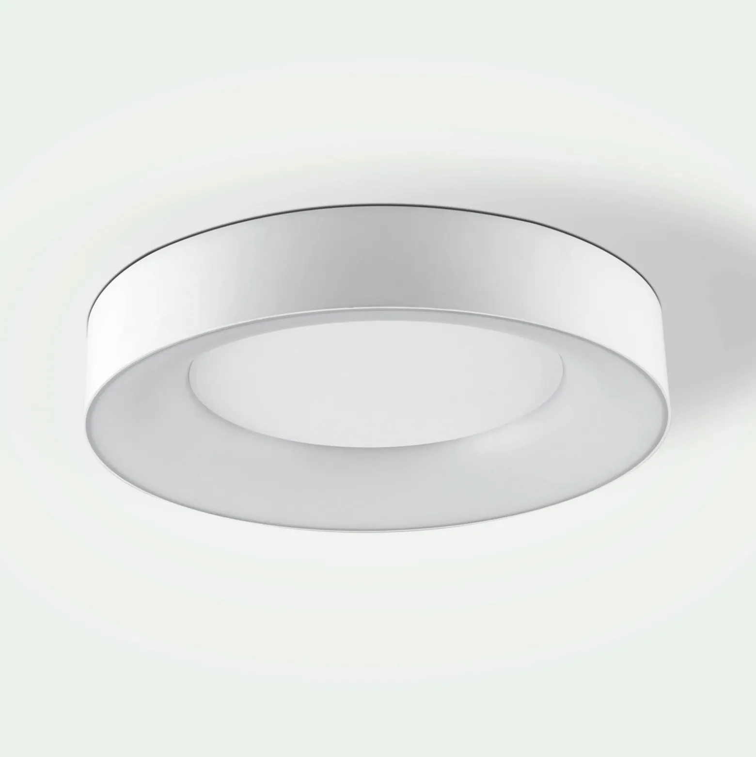 Sauro LED-kattovalaisin, Ø 40 cm, valkoinen