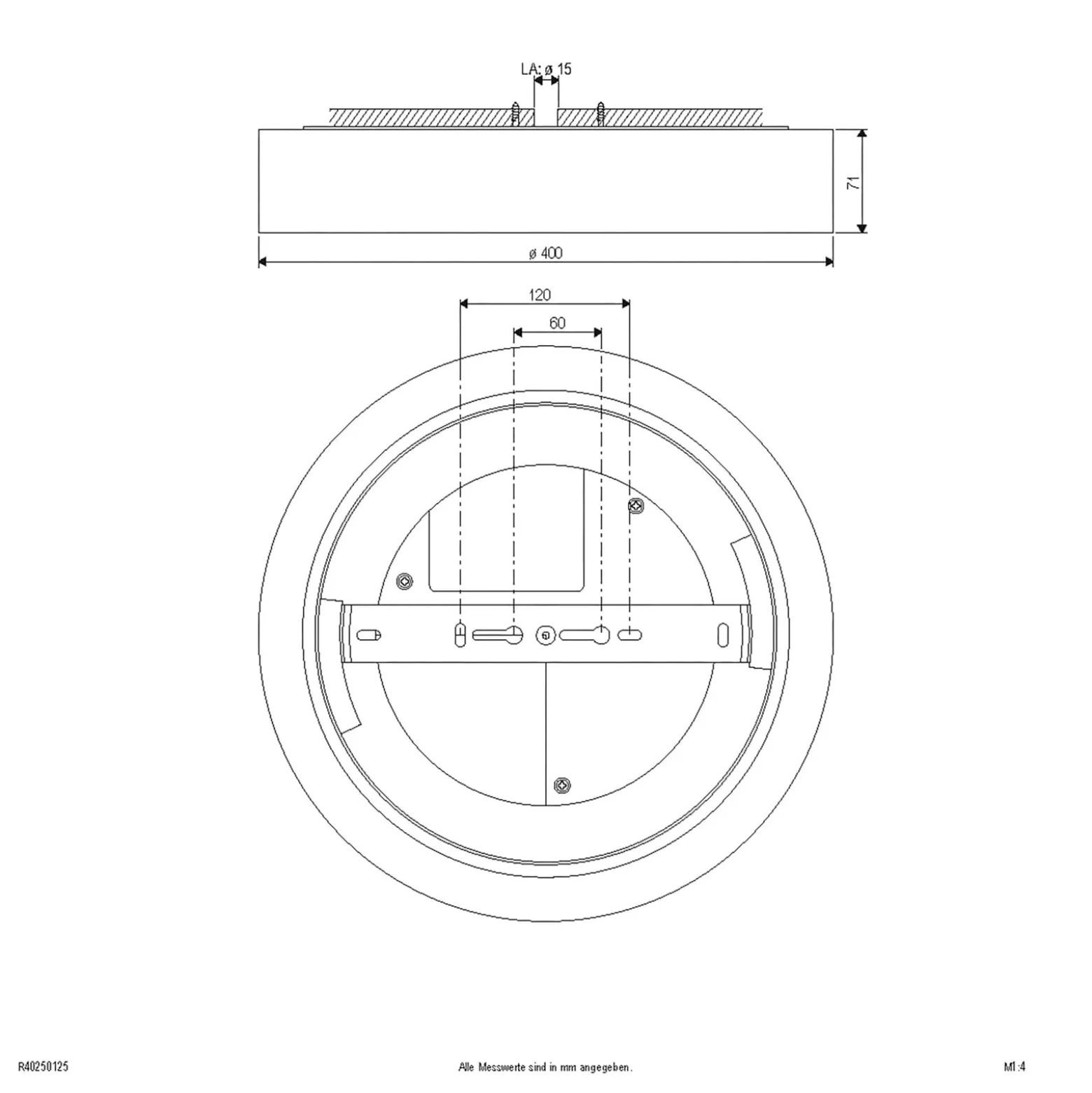 Sauro LED-kattovalaisin, Ø 40 cm, valkoinen