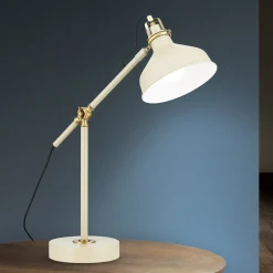 Schiller pöytävalaisin, khaki, metalli, 59 cm korkea, säädettävä