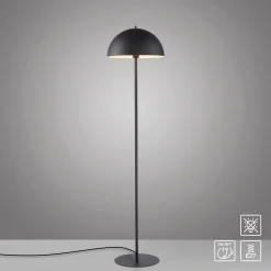 Schöner Wohnen Lattiavalaisin Ali, musta, rauta, E27