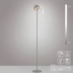Schöner Wohnen LED-akkukäyttöinen lattiavalo Bellis, kevään herääminen