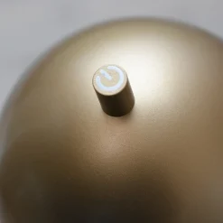 Schöner Wohnen LED-akkukäyttöinen lattiavalo Bellis, kullanvärinen, IP54