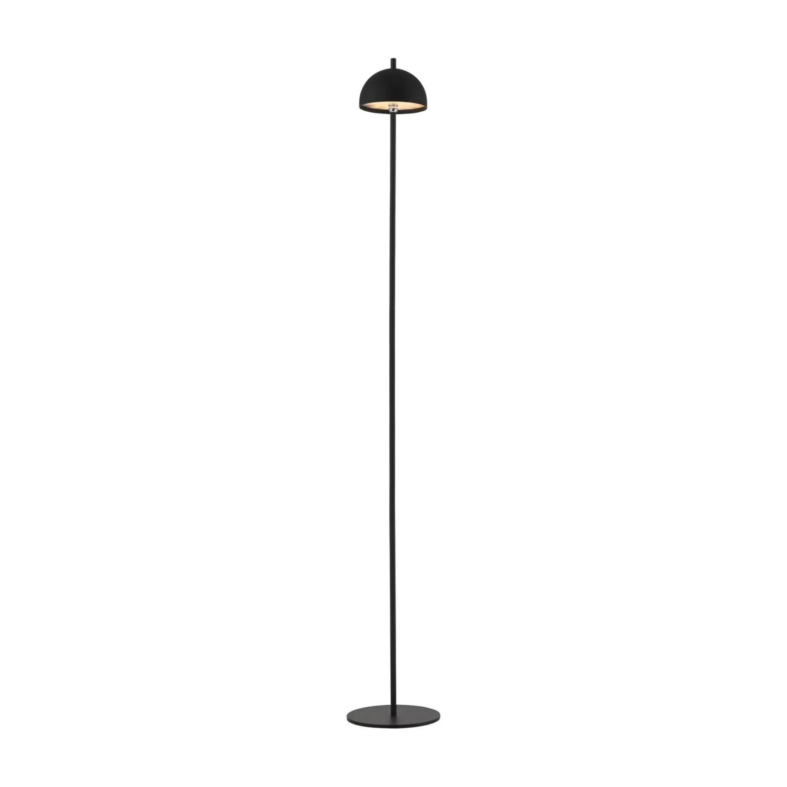 Schöner Wohnen LED-akkukäyttöinen lattiavalo Bellis, musta, IP54