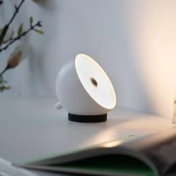 Schöner Wohnen LED-akkukäyttöinen pöytälamppu Bellies, valkoinen, IP54
