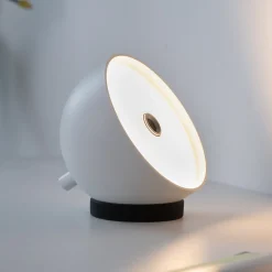 Schöner Wohnen LED-akkukäyttöinen pöytälamppu Bellies, valkoinen, IP54
