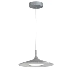 Schöner Wohnen Slim LED-riippuvalaisin, betonin värinen
