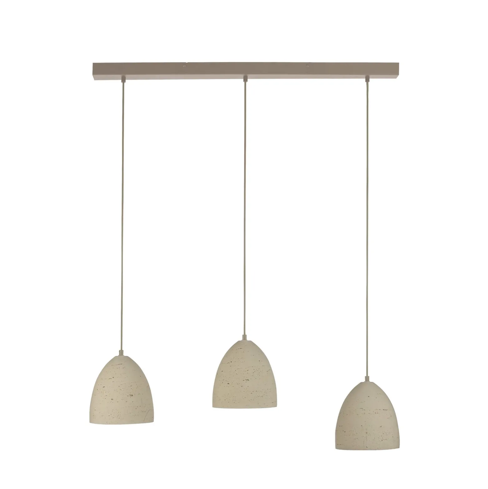 Schöner Wohnen Traventa-riippuvalo, 3-lamppuinen, beige, E27
