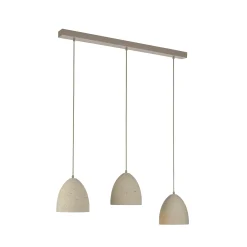 Schöner Wohnen Traventa-riippuvalo, 3-lamppuinen, beige, E27