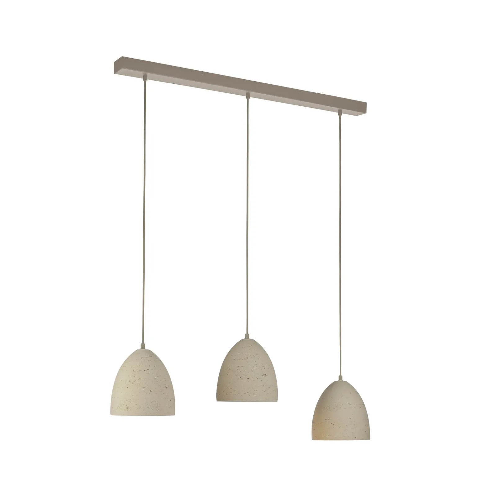 Schöner Wohnen Traventa-riippuvalo, 3-lamppuinen, beige, E27