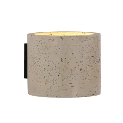 SCHÖNER WOHNEN Traventa-seinävalaisin, beige, ylös/alas, G9
