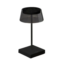 Scilla LED-pöytävalaisin USB:llä, musta