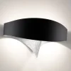 Scudo LED-seinävalaisin hopeanvärisellä lehdellä