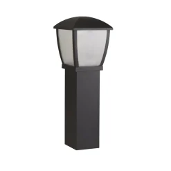 Seattlen pollarivalaisin, IP44, musta, korkeus 73 cm, metallia