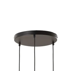 Seco-riippuvalaisin, Ø 30 cm, musta, metalli/puu, 3-valo.