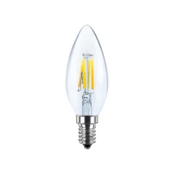 SEGULA LED E14 3W kynttilä 24V DC hehkulanka kirkas 927 himmennettävä