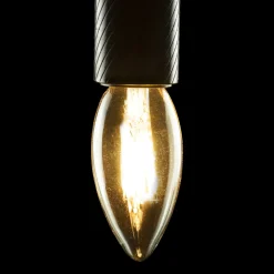 SEGULA LED E14 3W kynttilä 24V DC hehkulanka kirkas 927 himmennettävä