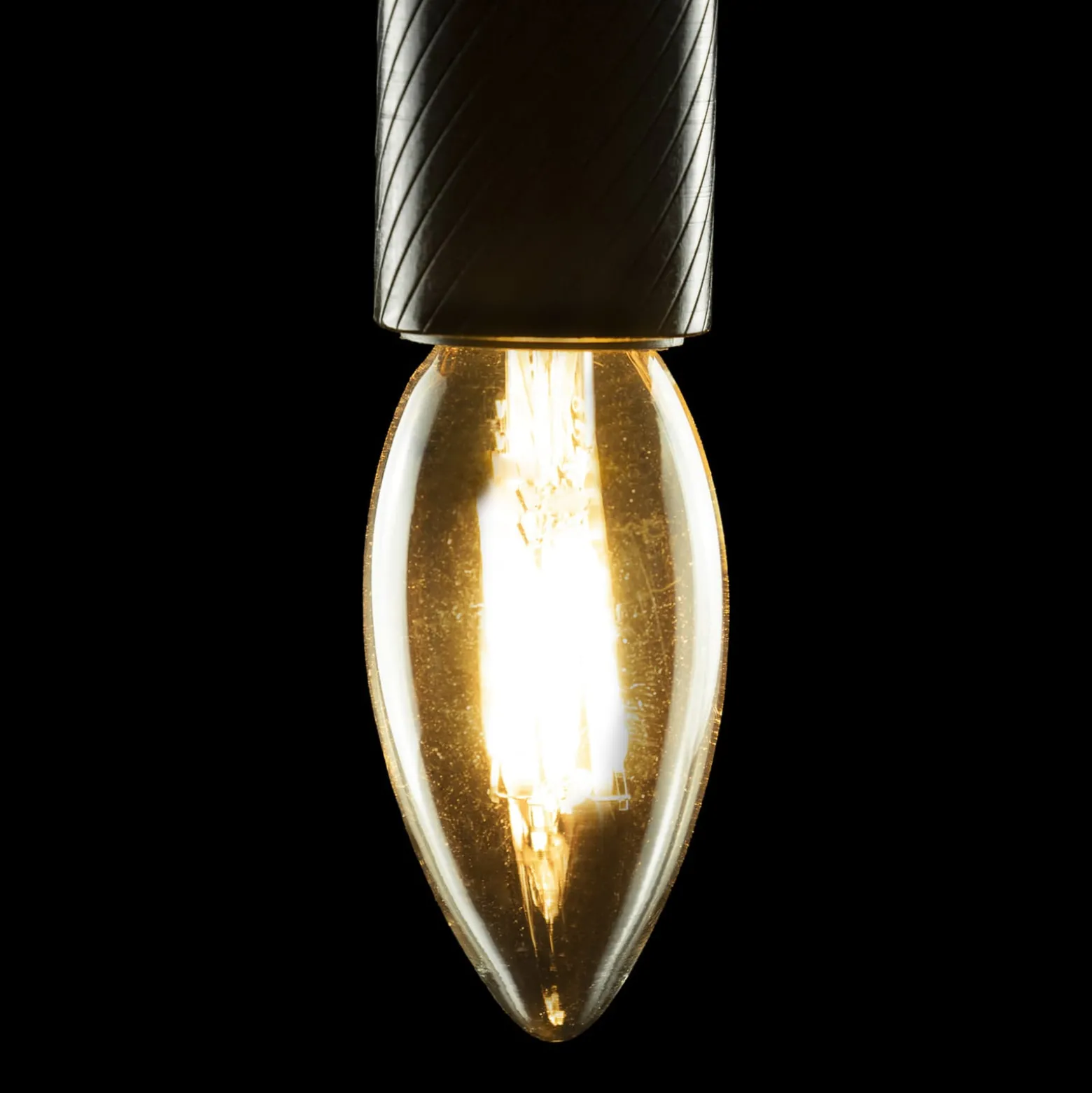 SEGULA LED E14 3W kynttilä 24V DC hehkulanka kirkas 927 himmennettävä