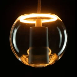 SEGULA LED-Floating-Globe 125 E27 4,5W kirkas sis.