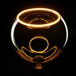 SEGULA-LED-Floating-globe-lamppu G200 E27 6W smoke