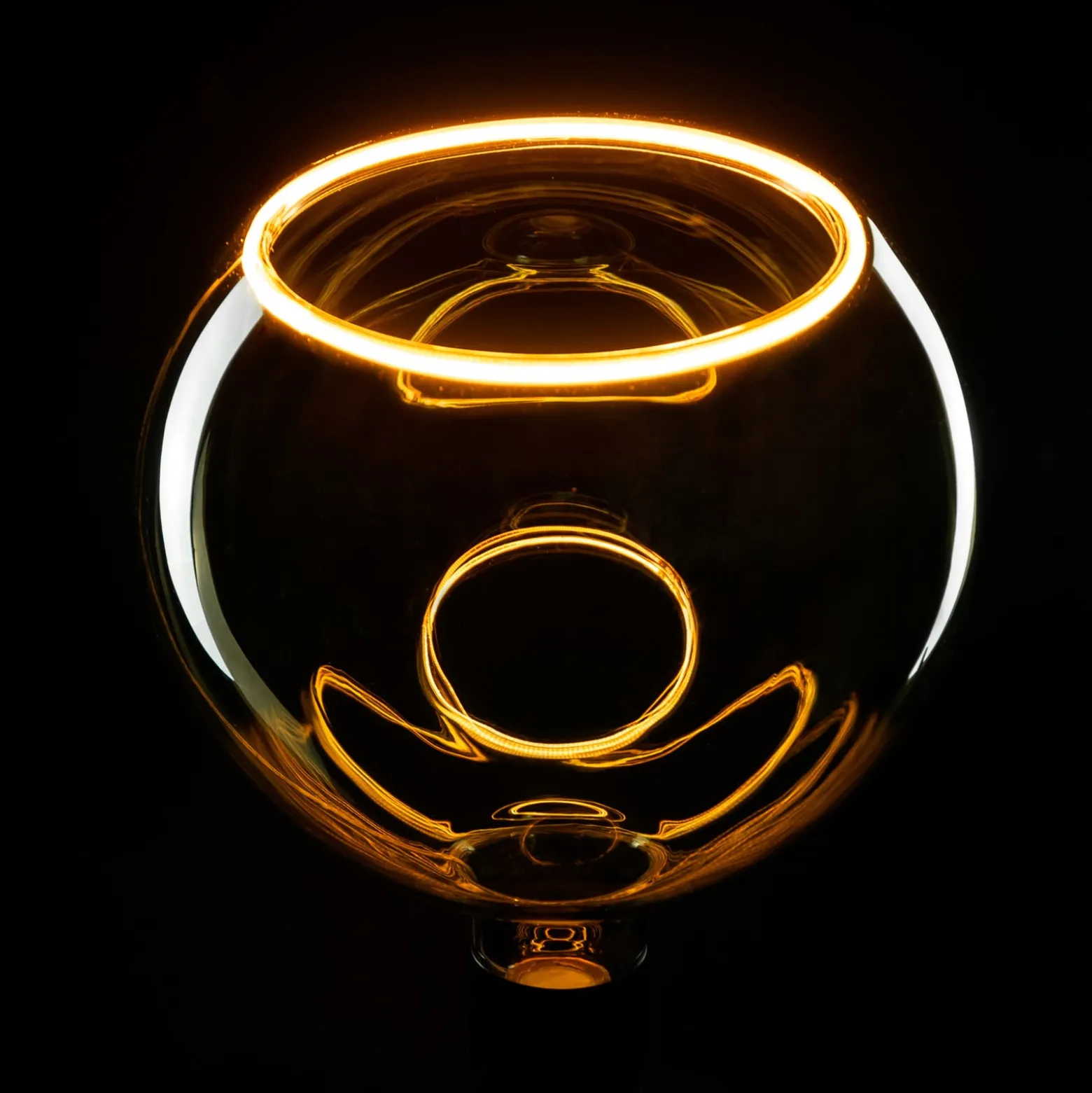SEGULA-LED-Floating-globe-lamppu G200 E27 6W smoke