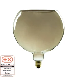 SEGULA-LED-Floating-globe-lamppu G200 E27 6W smoke