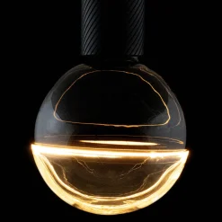 SEGULA LED-Globe Illusion E27 G145 kirkas/musta 6W 1900K dim