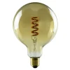 SEGULA LED-globe-lamppu E27 6W G125 1900K kulta