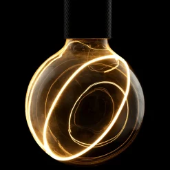 SEGULA LED Illusion G125 E27 5W Diagonaalinen kirkas/savu
