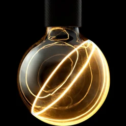 SEGULA LED Illusion G95 E27 5W Diagonaalinen savu/selkeä