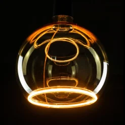 SEGULA LED kelluva pallo G150 E27 4W 922 kultainen himmennetty