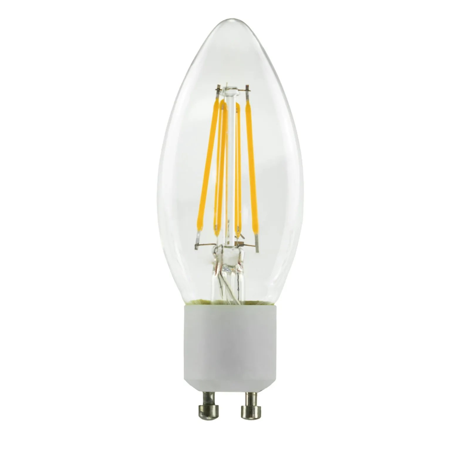 SEGULA-LED-kynttilä GU10 3W filamentti dim 2200K