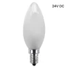 SEGULA LED-kynttilävalaisin E27 24V DC 3W 927 ambient mattamusta
