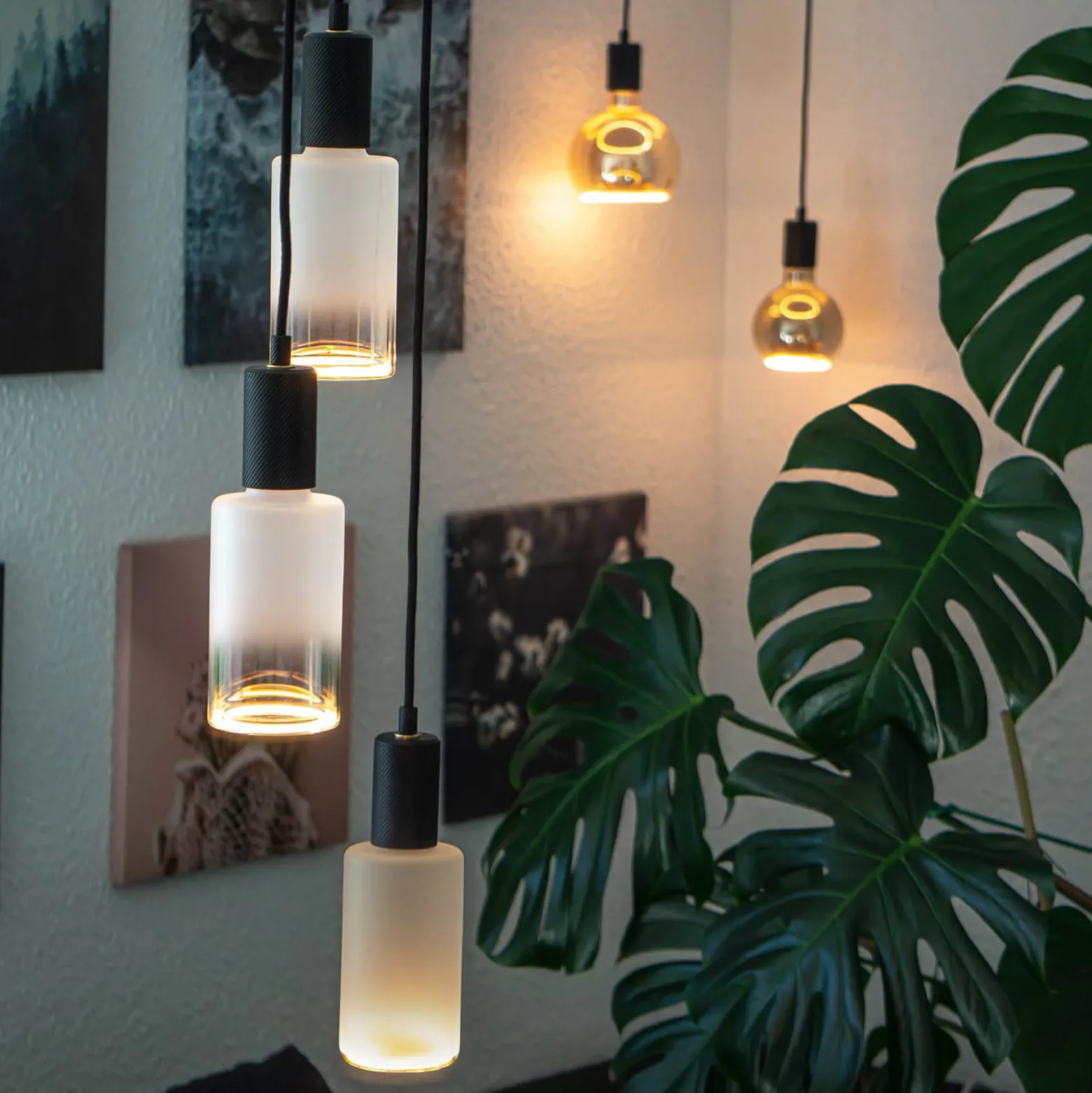 SEGULA LED-lamppu Floating Cylinder E27 4,5 W 922 dim