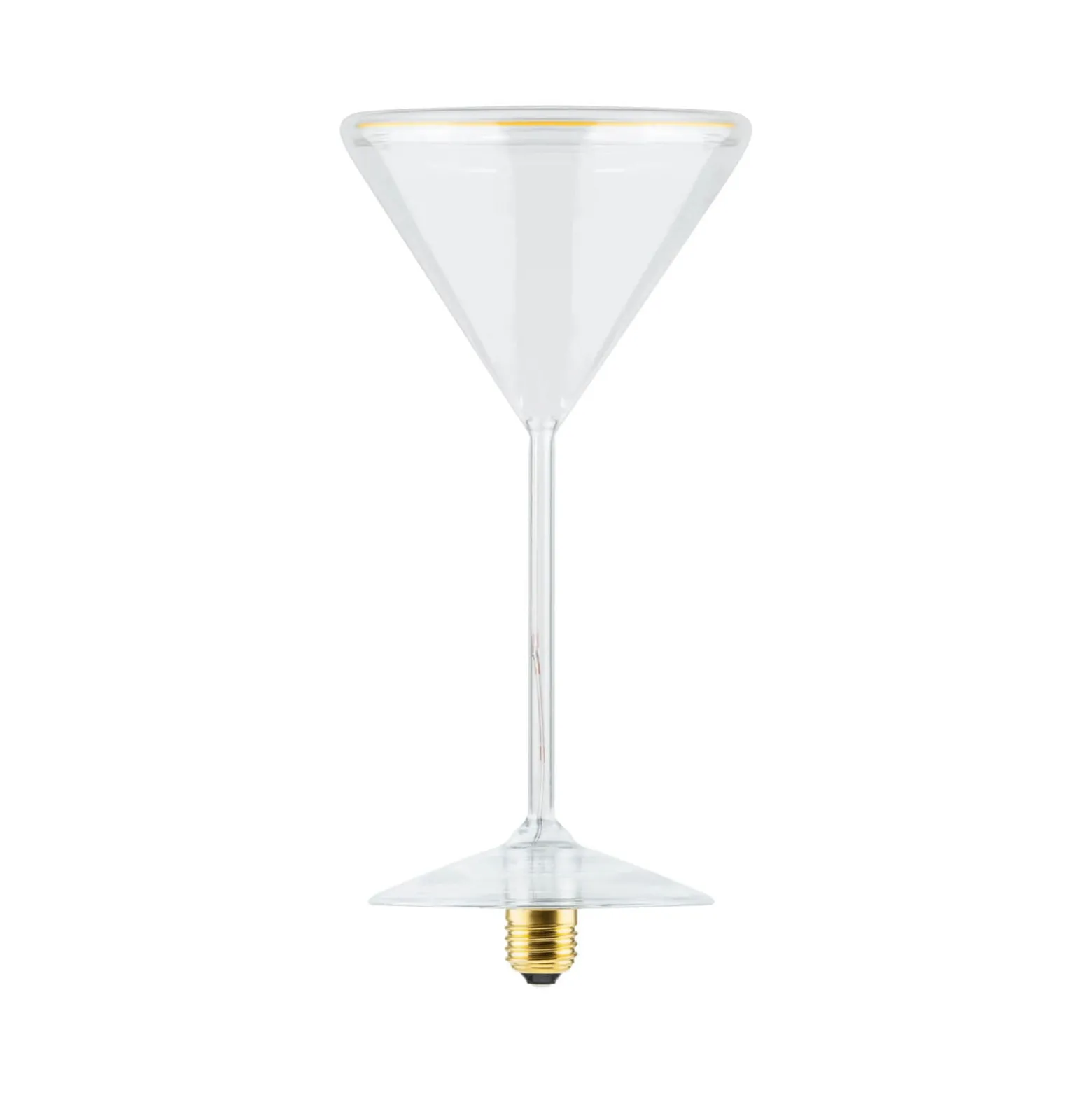 SEGULA LED-lamppu Floating Martini, E27, 6 W, 922 himmeä