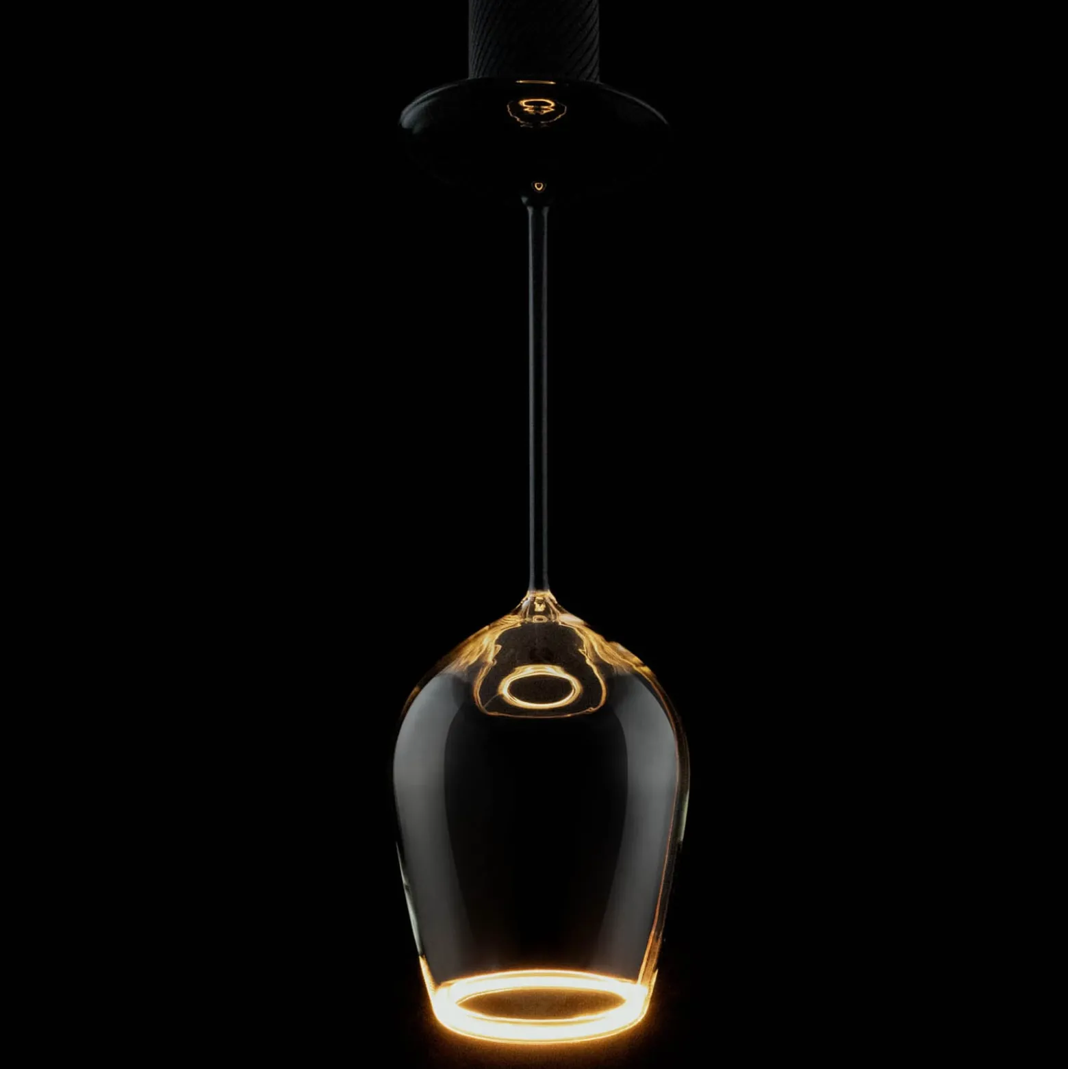SEGULA LED-lamppu Floating Red Wine smokey E27 5 W 922