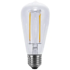 SEGULA-LED-lamppu Long Style E27 6,5W kirkas