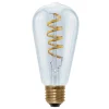 SEGULA-LED-lamppu rustika Curved E27 6W 1900K