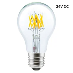 SEGULA-LED-lamppu 24V E27 6W 927 filamentti