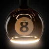 SEGULA LED-pallo Floating Billard musta 8, E27, G200 4 W 922