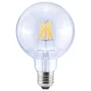 SEGULA LED-pallo G95 E27 6.5W 2,700K himmennettävä kirkas